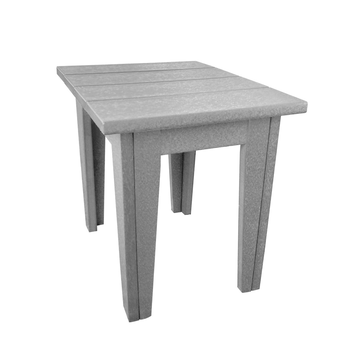 Echo End Table in Weatherwood with Milwaukee Brown trim