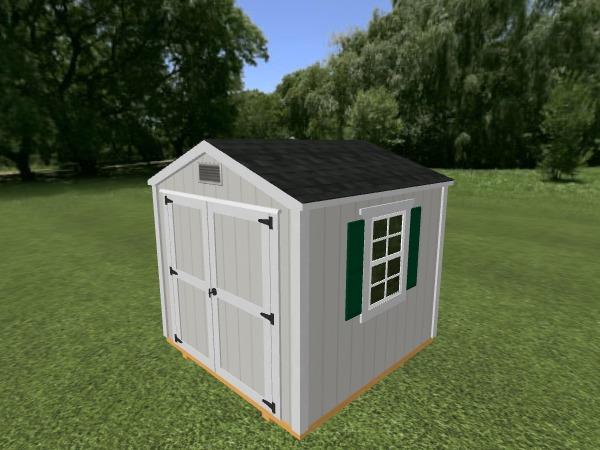 Utility Shed: 8' x 8'