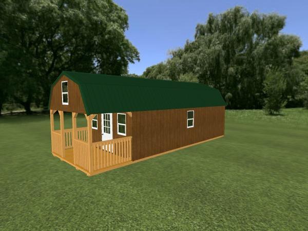 Lofted Cabin: 12' x 32'