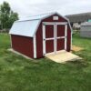 Barn Red and White Paint & Galvalume Metal
