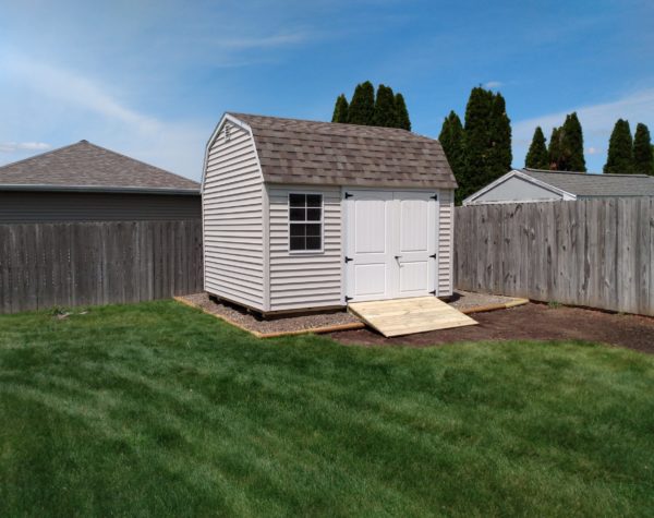 Herringbone Vinyl & Driftwood Shingles