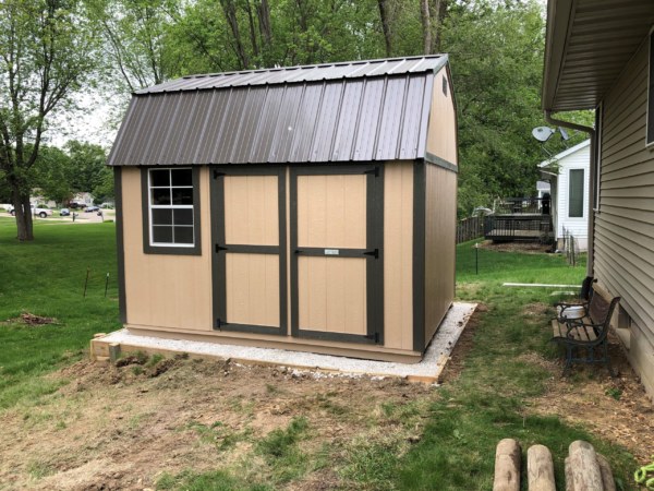 Tan and Burnished Slate Paint & Burnished Slate Metal