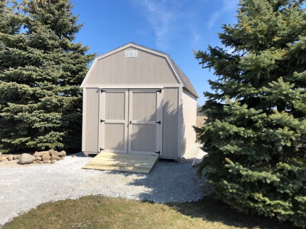 Clay and Beige Paint & Driftwood Shingles