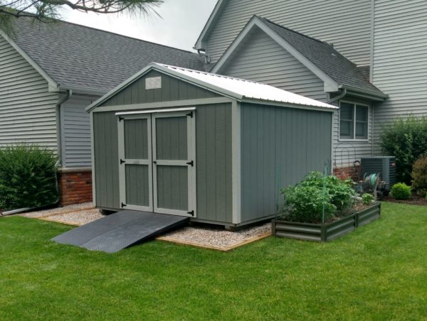 Dark Gray and Light Gray Paint & Galvalume Metal