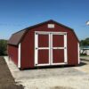 Barn Red and White Paint & Brown Metal