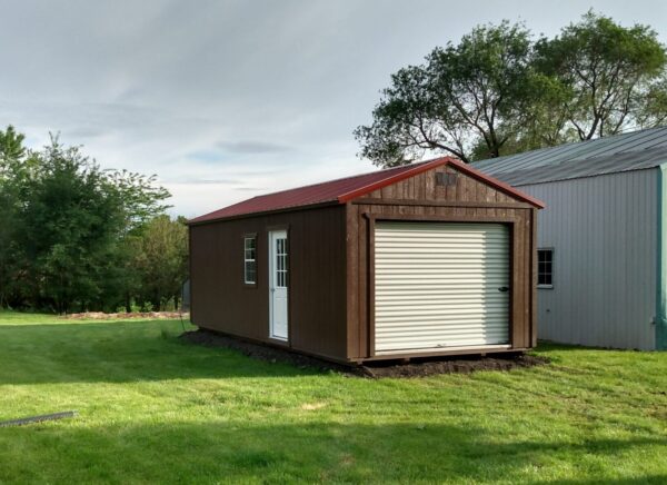 Brown Paint & Rustic Red Metal