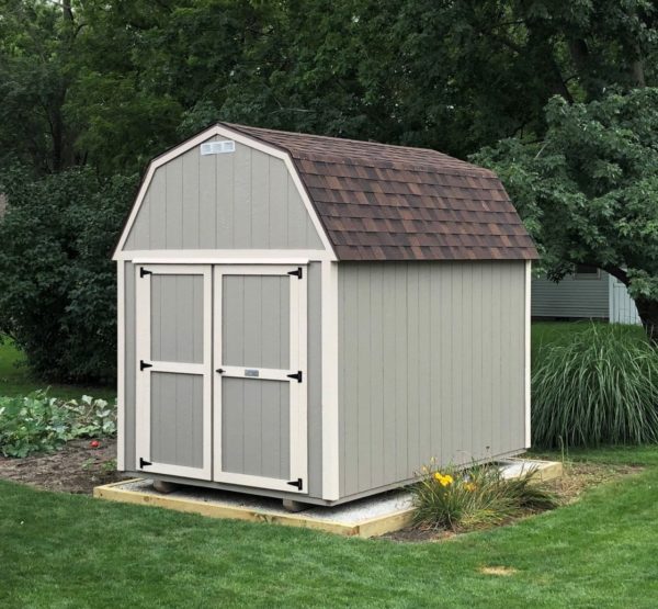 Taupe and Beige Paint & Brownwood Shingles