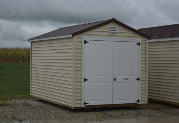 Desert Tan Vinyl & Brown Metal