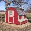 Barn Red and Natural Clay Paint & Burnished Slate Metal
