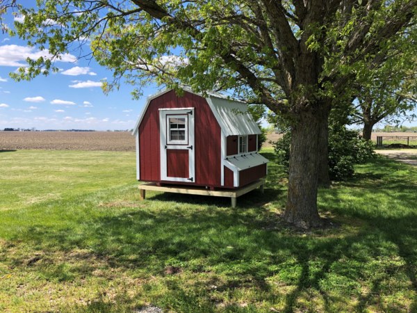 Barn Red and White Paint & Brilliant White Metal