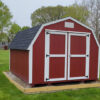 Barn Red and White Paint & Black Shingles
