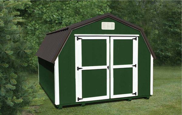 Custom Green and White Paint & Burnished Slate Metal