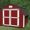 Barn Red and White Paint & Burnished Slate Metal