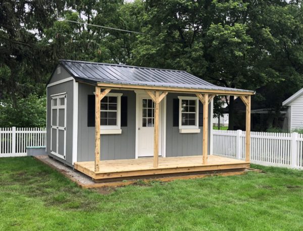 Dark Gray and White Paint & Black Metal