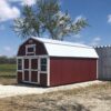 Barn Red and White Paint & Brilliant White Metal