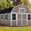 Tan and White Paint & Black Shingles