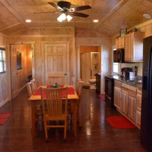 Vacation Cabin - Beadboard Paneling & Trim, Rustic Oak Flooring, Plumbing, and Electrical