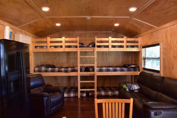 Vacation Cabin - Beadboard Paneling & Trim, Rustic Oak Flooring, and Electrical