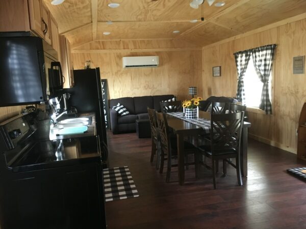 Vacation Cabin - Beadboard Paneling & Trim, Rustic Oak Flooring, Plumbing, and Electrical