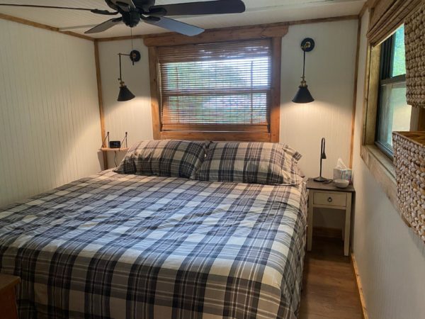 Vacation Cabin - Pine Beadboard & Shiplap Paneling & Trim, Rustic Oak Flooring, and Electrical