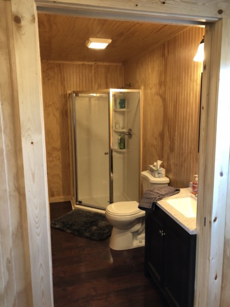 Vacation Cabin - Beadboard Paneling & Trim, Rustic Oak Flooring, Plumbing, and Electrical