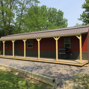 Lofted Side Porch Cabin