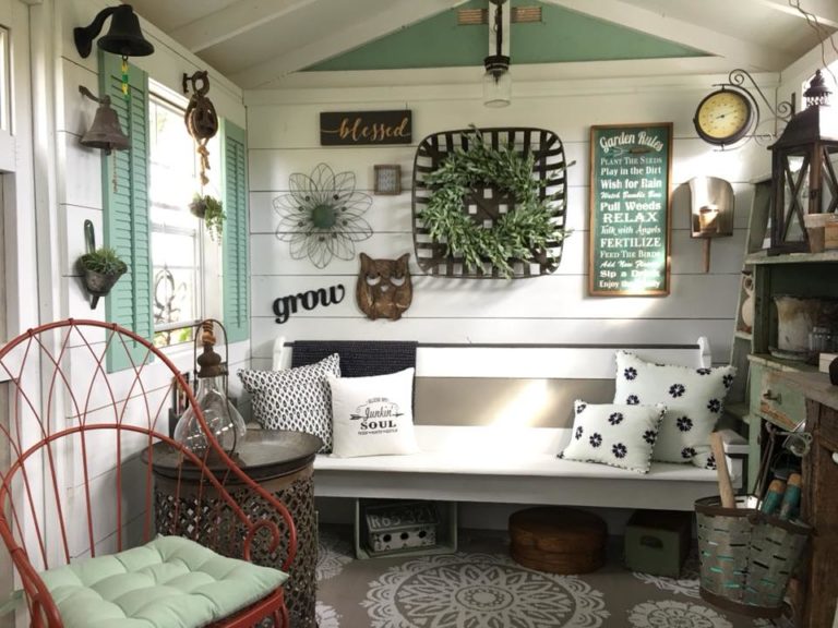 she shed interiors