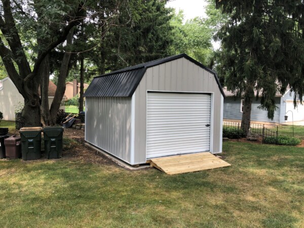 Gray and Brilliant White Metal & Black Metal