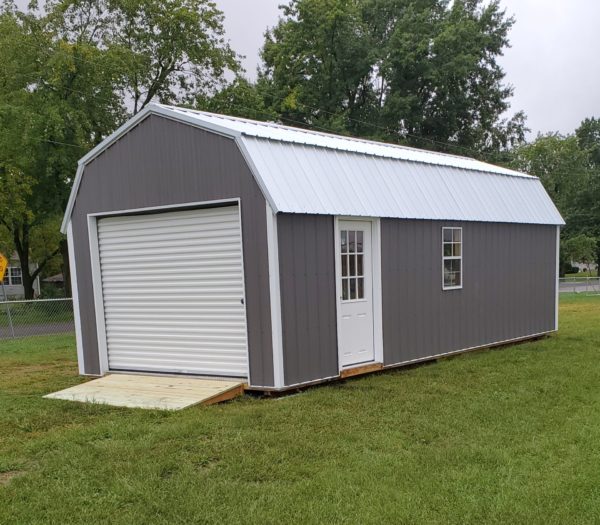 Charcoal and Brilliant White Metal & Galvalume Metal