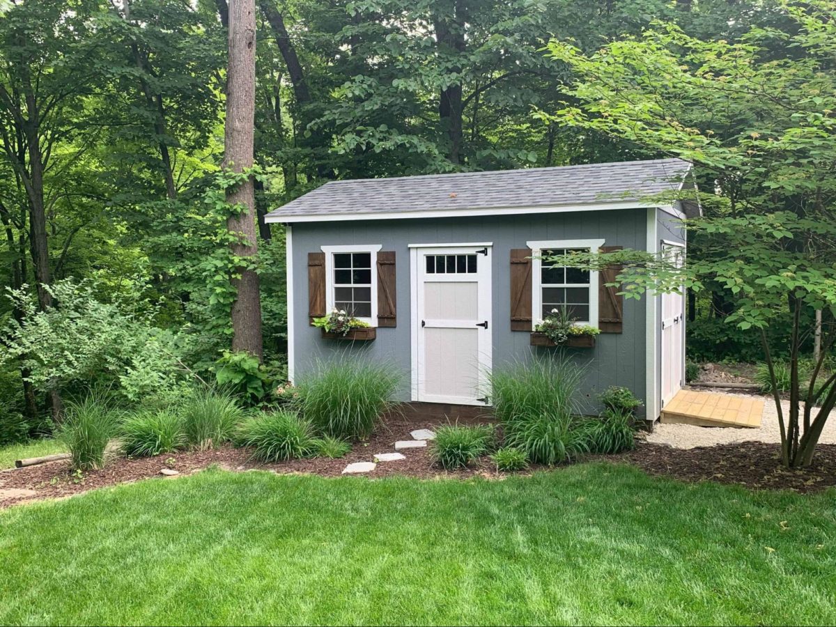 She shed landscaping ideas 2