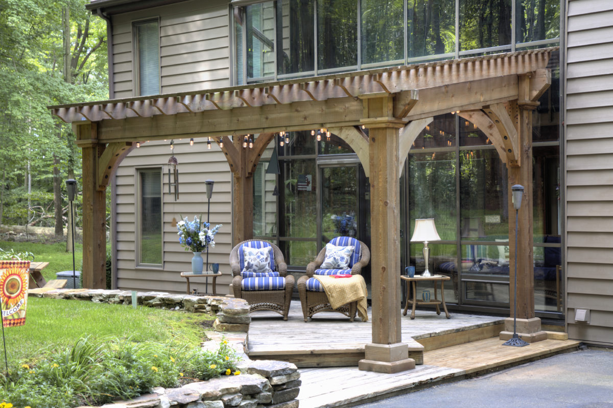 Santa Fe Wood Pergola for sale