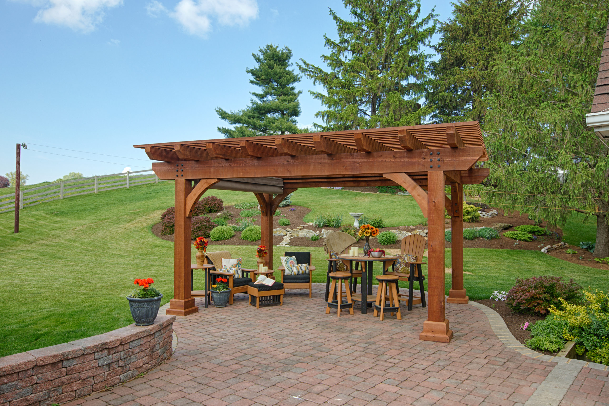 Kingston Cedar Timber Pergola for sale