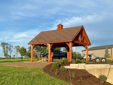 Alpine Pavilion for sale - Stained Cedar & Aged Redwood Shingles