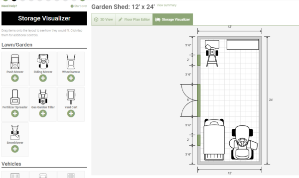 backyard shed designs - storage visualizer