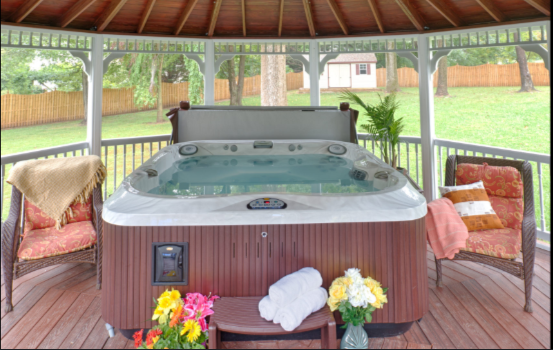outdoor buildings - hot tub gazebo