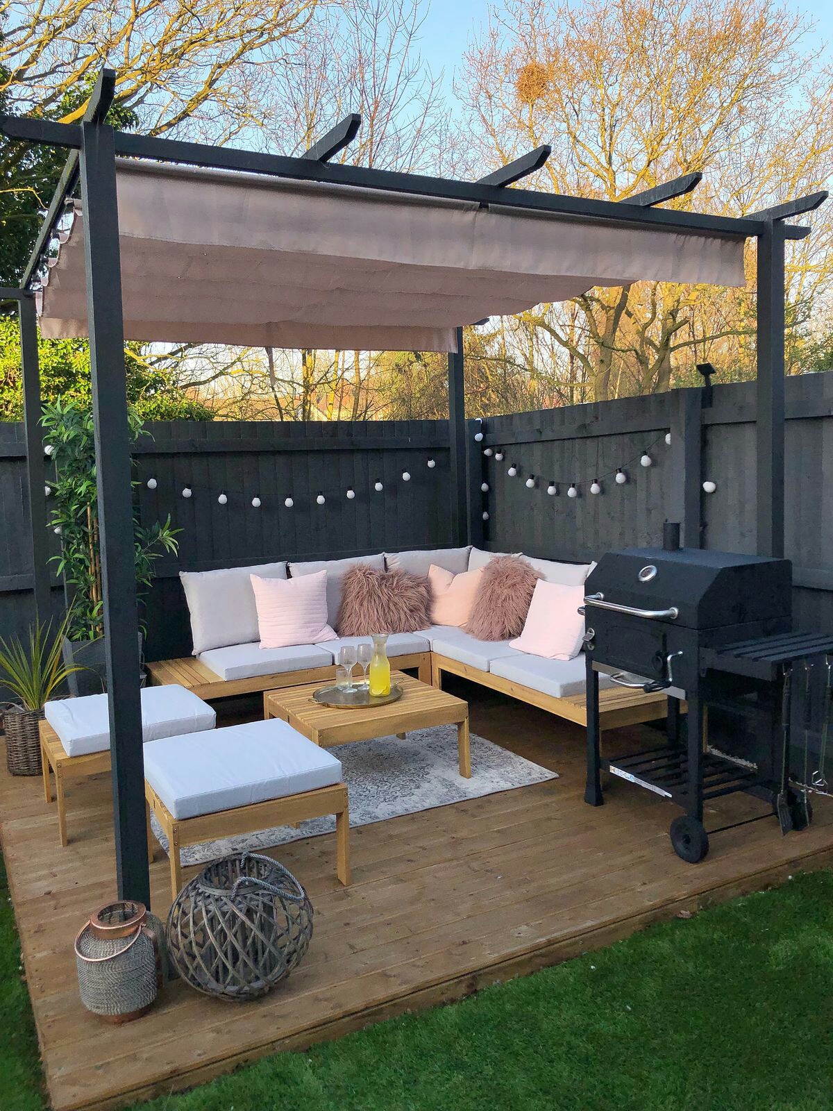 pergola ideas - corner retreat