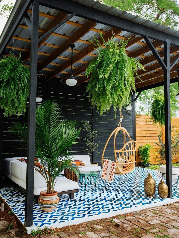 pergola ideas - mediterranean