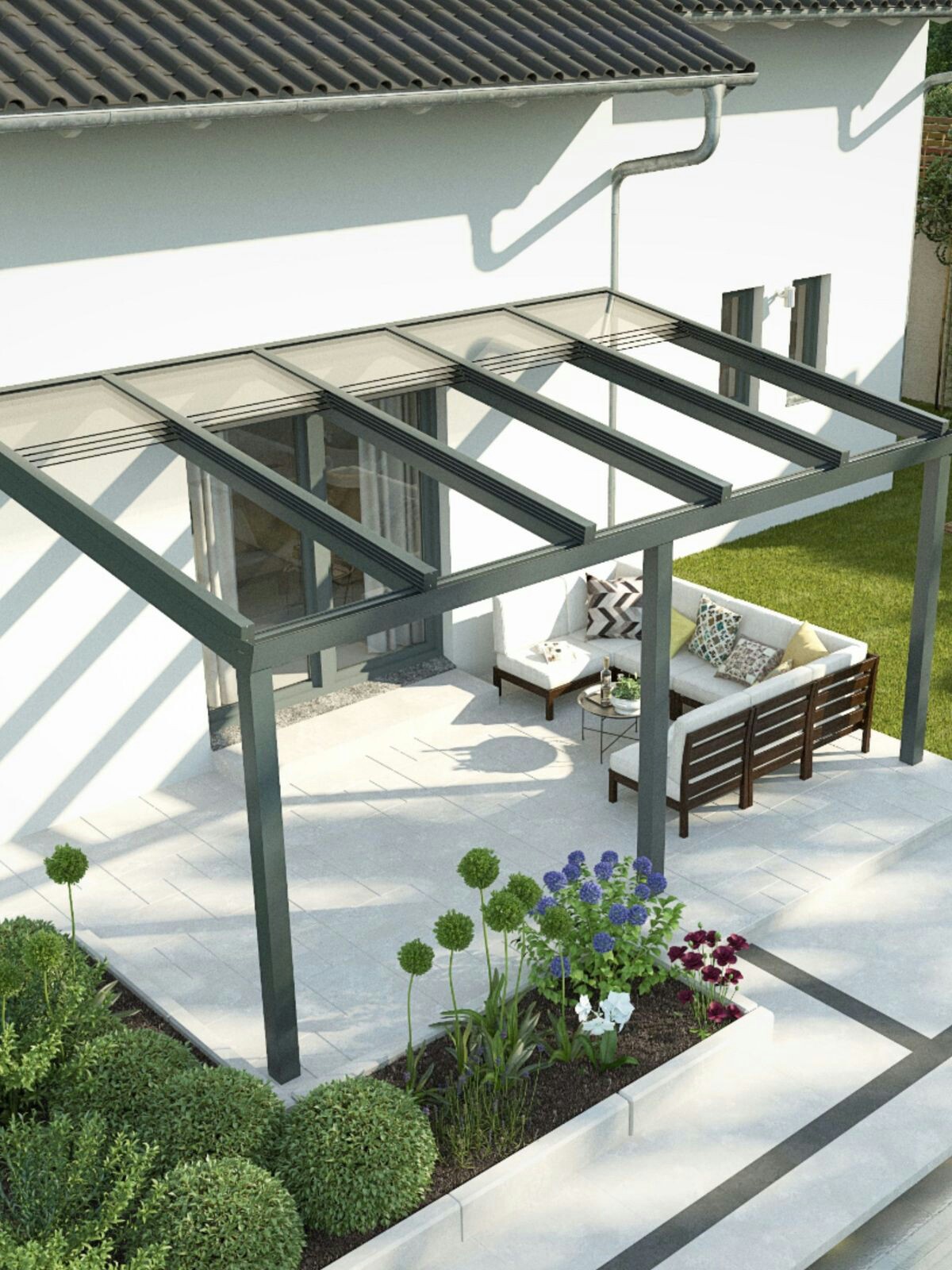 pergola ideas - sliding roof