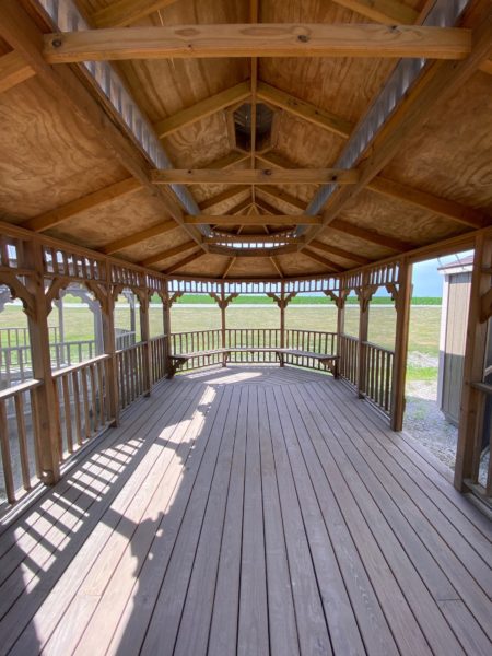 Treated 12x24 Gazebo interior 2
