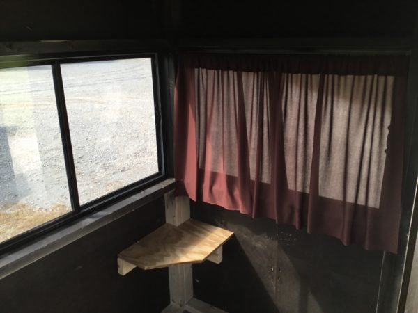 Hunting Blind interior