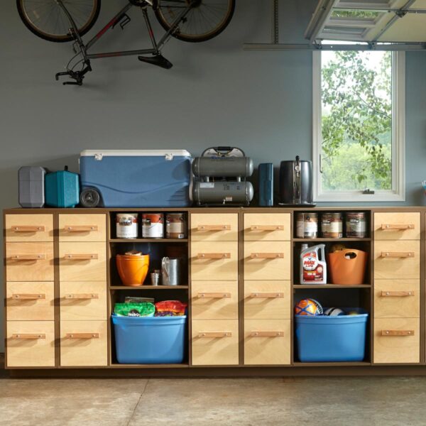 How to Organize a Shed 8 storage drawers