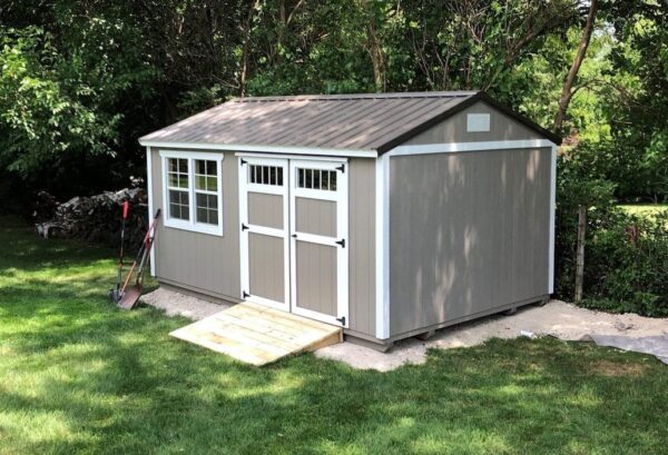 Wooden garden shed 