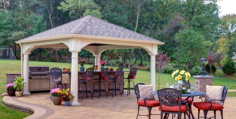 traditional outdoor pavilion
