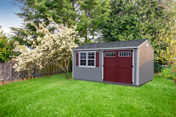 Portable Garden Shed Painted Transom Windows Outdoor Storage Countryside Barns Building