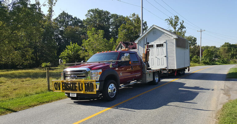 how to move a shed