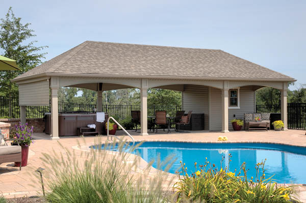 poolside pavilion