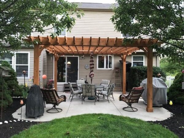backyard pergola