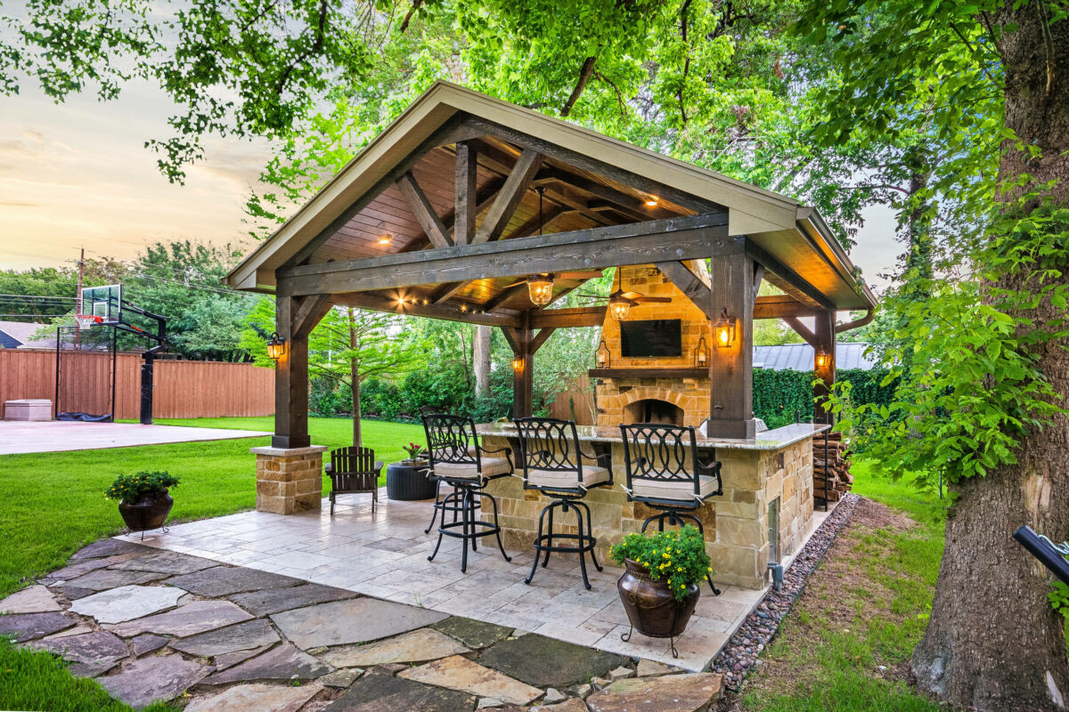 backyard structures - gazebo