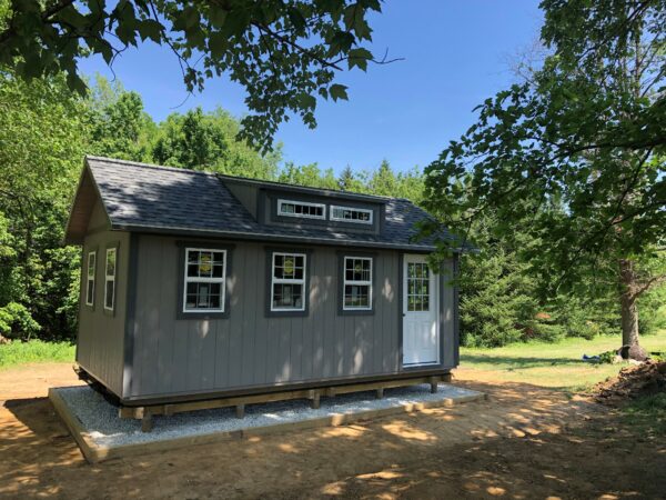 Taupe and Charcoal Paint & Estate Gray Shingles