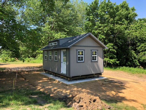 Taupe and Charcoal Paint & Estate Gray Shingles